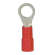 Isol. Ringkabelsko Rød 0.5-1.5mm² - M3 - 100 stk.