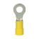Isol. Ringkabelsko Gul 4-6mm² - M8 -  50 stk.