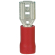 Isol. Fladstik Hun Rød 2.8x0.8/0.5-1.5mm² - 100 stk.