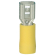 Isol. Fladstik Hun Gul 6.35x0.8/4-6mm² - 100 stk.