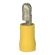 Isol. Rundstik Han Gul 4-6mm² - M5 - 100 stk.