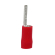 Isol. Kabelsko Stift Rød 0.5-1.5mm² /10mm - 100 stk.