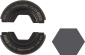 Matrice DIN 46235 MK14 HEX 50mm² CU 60-2/4 serie - 1 sæt