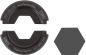 Matrice DIN 46239 MK16B HEX 50mm² AL Serie 60-2/4 - 1sæt
