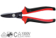 Elektrikersaks 1000V 180mm -1 stk