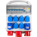 Byggetavle CC 32A IP44 5P32A/5P16A/2x3P16A/6xDK -1stk